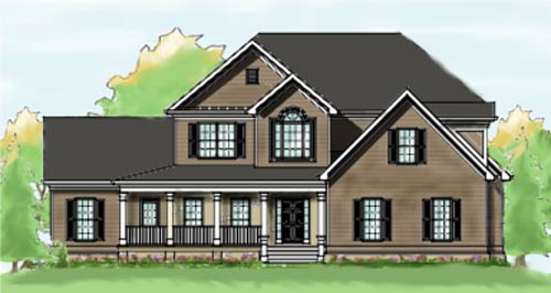 Farmhouse Plan Elevation Farmhouse Plan Elevation