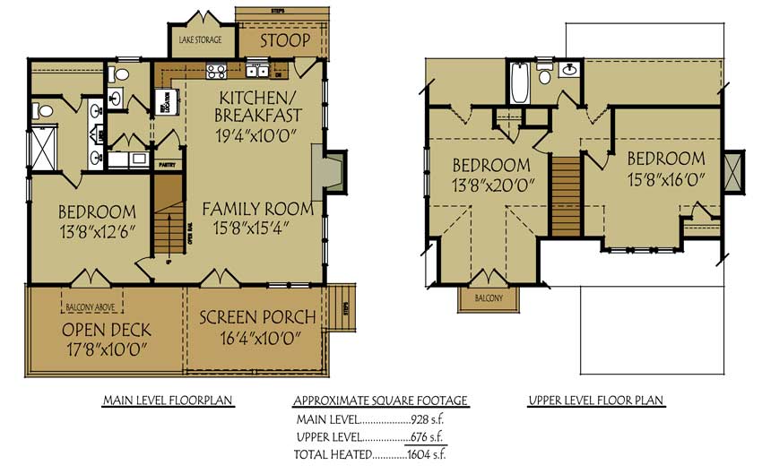 Small Bungalow Cottage House Plan with Porches and Photos