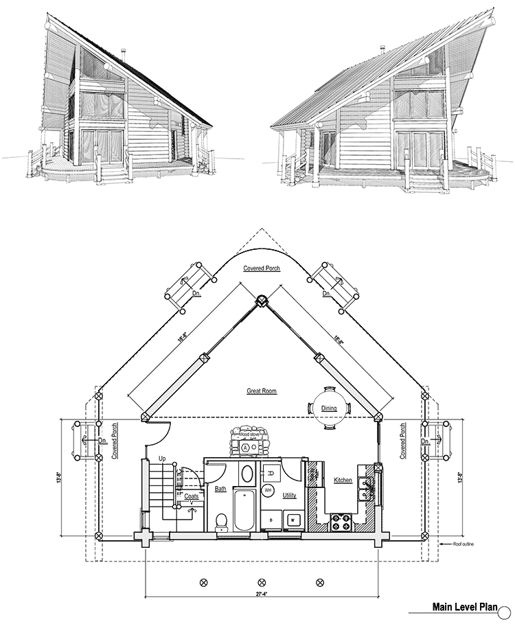 Small Cabin House Floor Plans