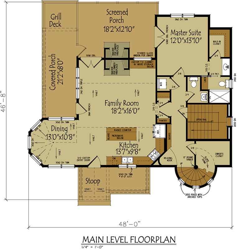 Small Cottage House Plan with Loft Fairy Tale Cottage