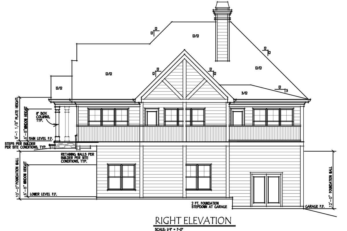  Lake  Wedowee Creek Retreat House  Plan 