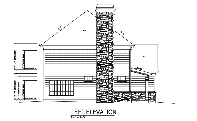 Craftsman Bungalow Style House Plan with garage