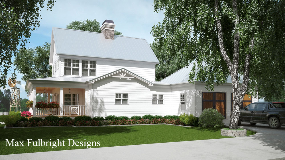 2 Story House Plan  with Covered Front Porch