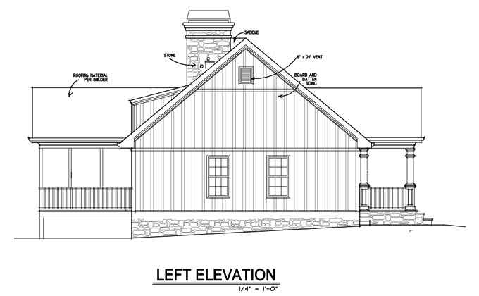 3 Bedroom  Lake  Cabin Floor Plan Max Fulbright Designs