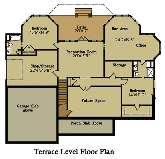 Brick Lake House Basement Floor Plan