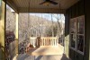 chimney top porch with swing