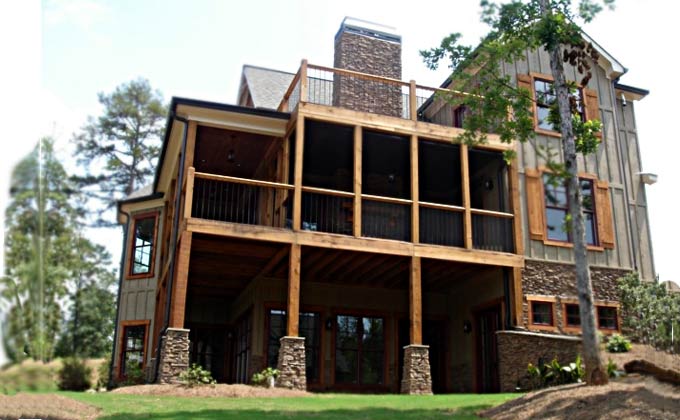 Cottage Style House  Plan  Screened  Porch  by Max Fulbright 