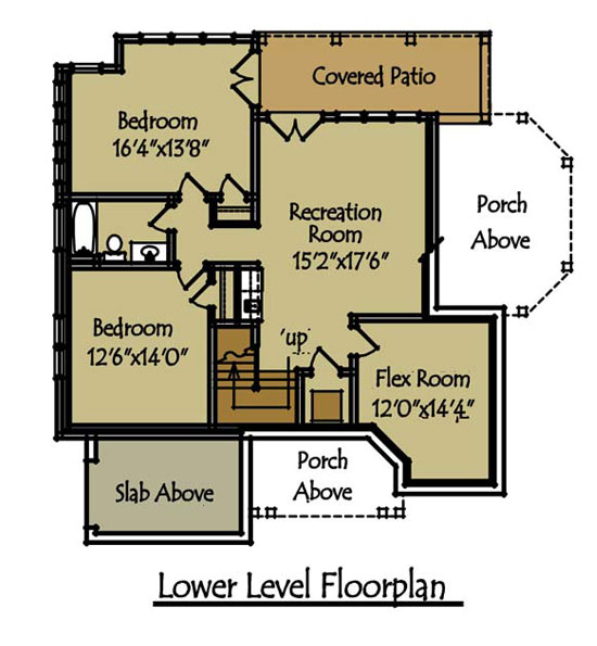 cottage-style-mountain-house-floor-plan-walkout-basement-watersound