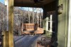 mountain house design porch rear
