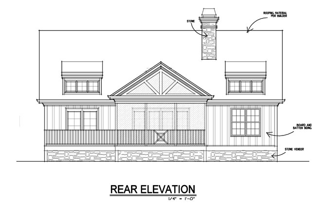 3 Bedroom Lake Cabin Floor Plan  Max Fulbright Designs 