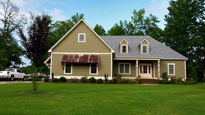 3 bedroom floor plan with 2 car garage | Max Fulbright Designs