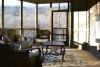 screened porch with views in mountain home design