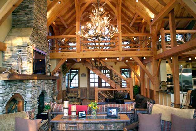 timber frame house plans designs interior photo
