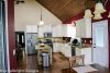 vaulted-kitchen-white-cabinets-red-paint