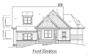 House Plan Front Elevation