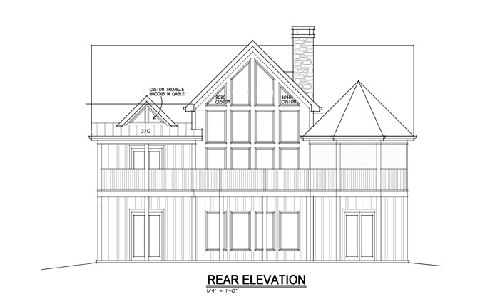 Appalachia Mountain  A Frame  Lake or Mountain  house  plan  