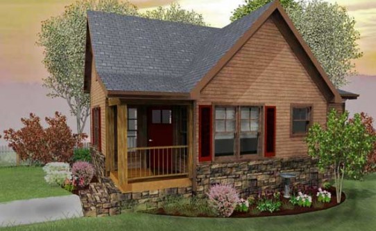 Rustic Cottage House Plans By Max, Cabin Cottage House Plans