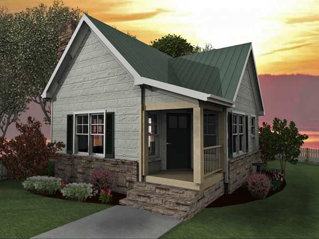 Small Guest House Plan