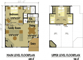 Black Mountain Cottage floor plan preview