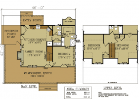 Mossy Creek Cabin floor plan preview