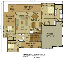 Serenbe Farmhouse floor plan preview