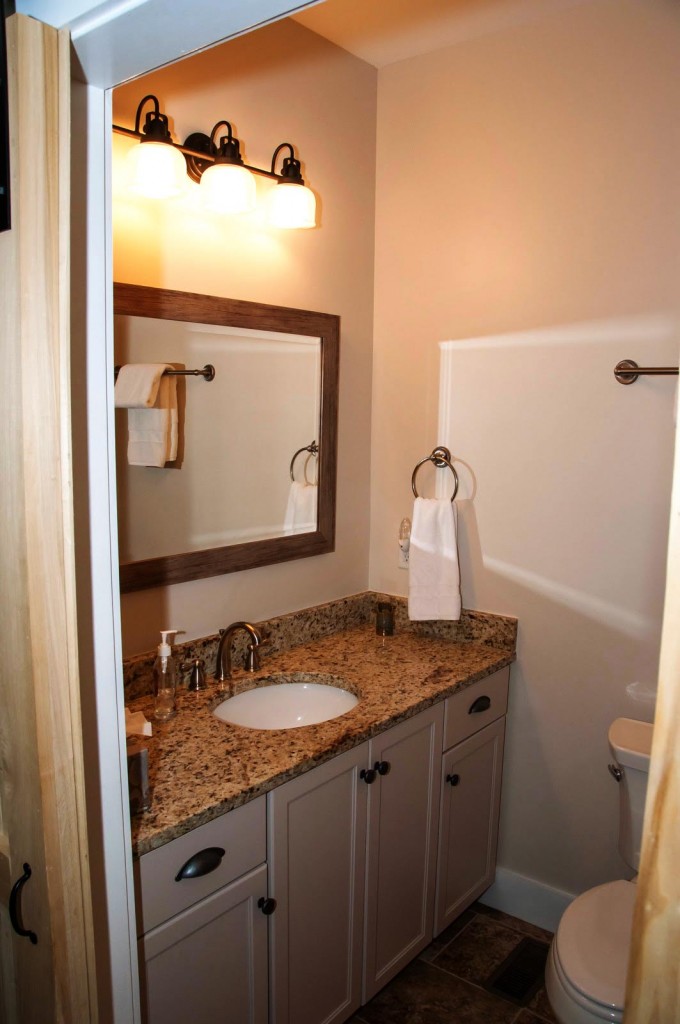 Bathroom Pictures bathroom-with-granite-countertops-serenbe-farmhouse
