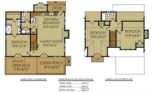 Lake James Cabin floor plan preview