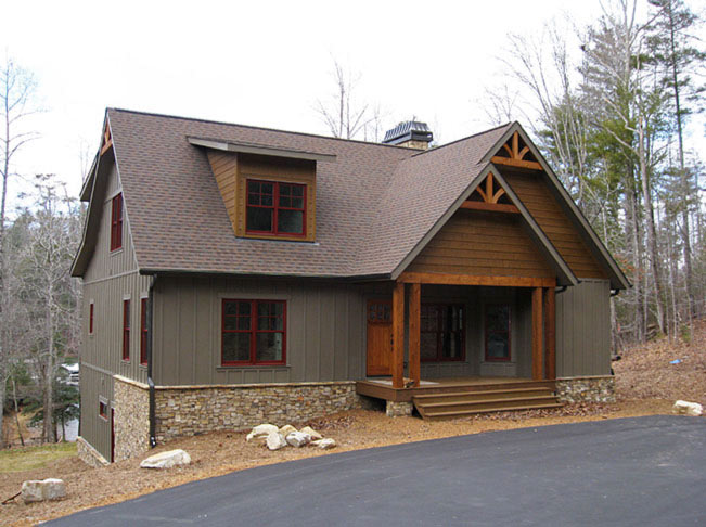 2 Story 5 Bedroom Rustic Lake Cottage House Plan