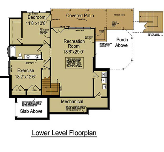 walkout basement floor plan with game room