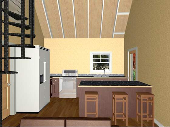 Small Cottage Design | Small Cottage House Plan with Loft