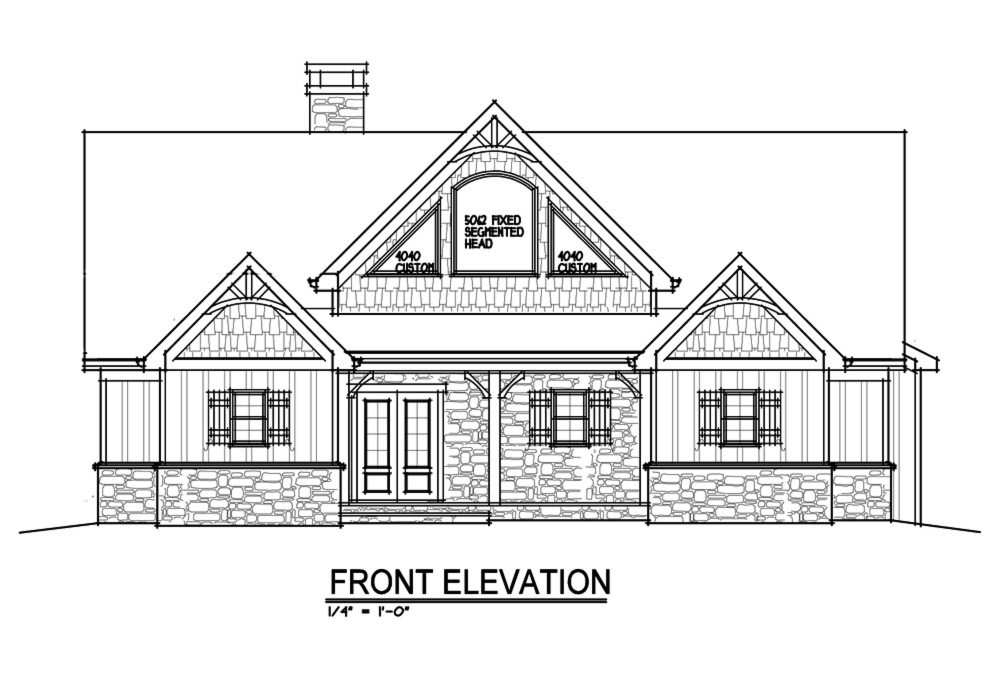  Mountain  House  with Open  Floor  Plan  by Max Fulbright Designs 