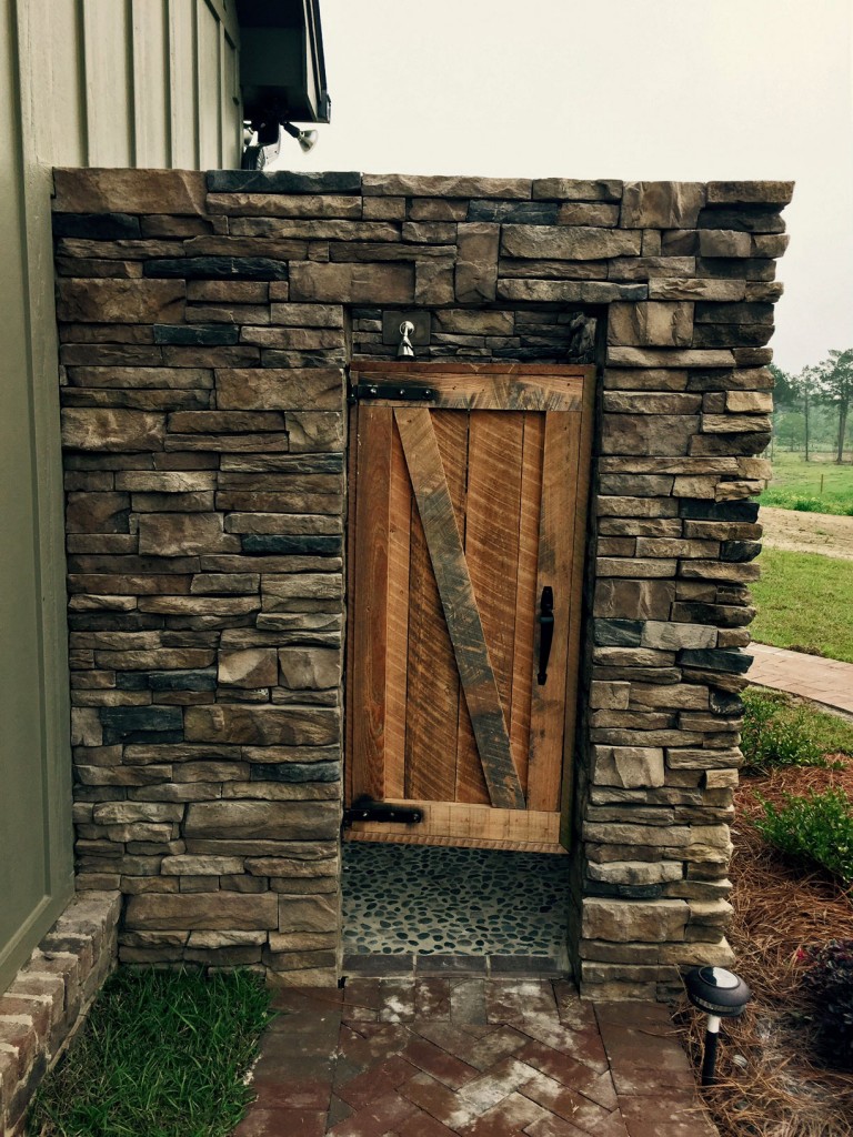 Bathroom Pictures alpine-lodge-stone-outdoor-shower