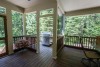 outdoor screened porch deck and grill
