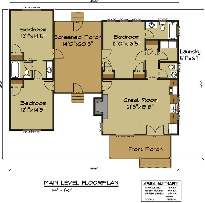 Lovely 100 Dog Trot House Plans