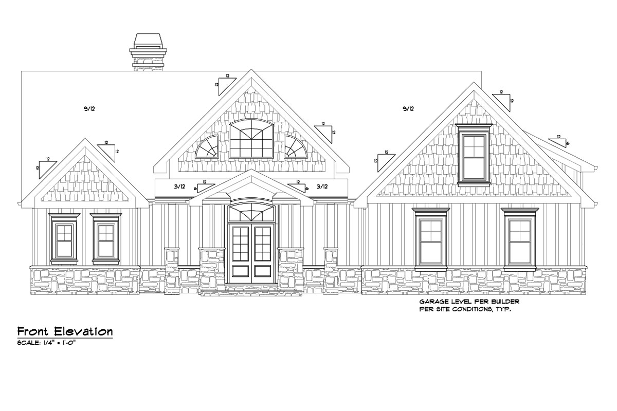 3 Car Garage  Lake  House  Plan  Lake  Home  Designs 