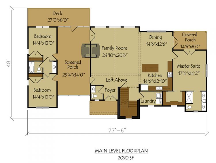 Big Dogtrot floor plan preview