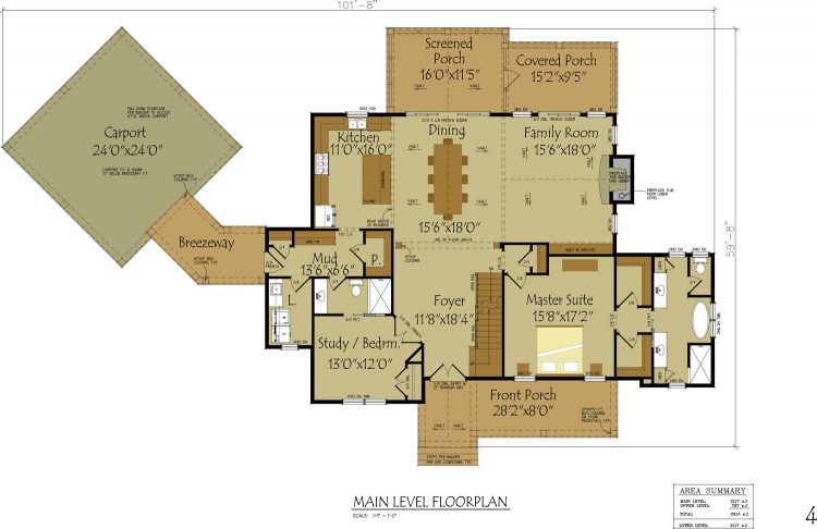 Modern Farmhouse floor plan preview