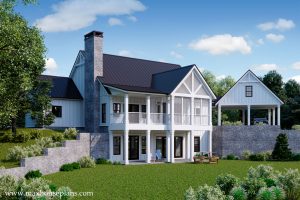 Modern Farmhouse  House  Plan  Max Fulbright Designs 