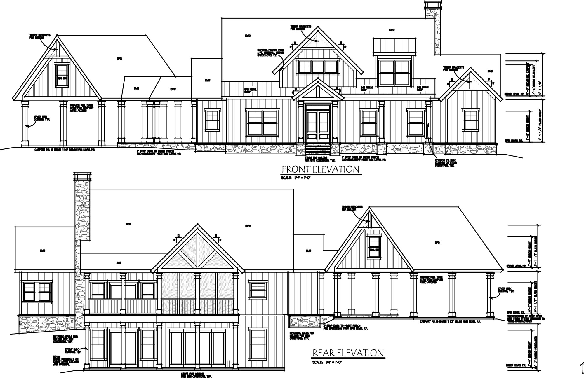  Modern  Farmhouse  House  Plan  Max  Fulbright Designs 