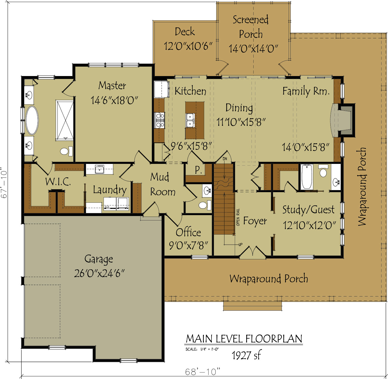 Carolina Farmhouse Modern House Plan