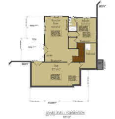 Forever Farmhouse modern farmhouse floor plan walkout basement level