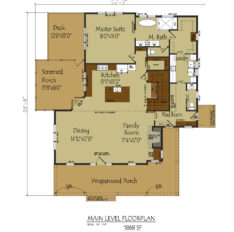 Forever Farmhouse modern farmhouse floor plan wraparound porch open living