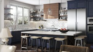 modern-farmhouse-kitchen-white-tile-backsplash