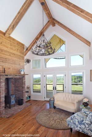 open-living-vaulted-living-room-with-fireplace-and-porch-banner-elk