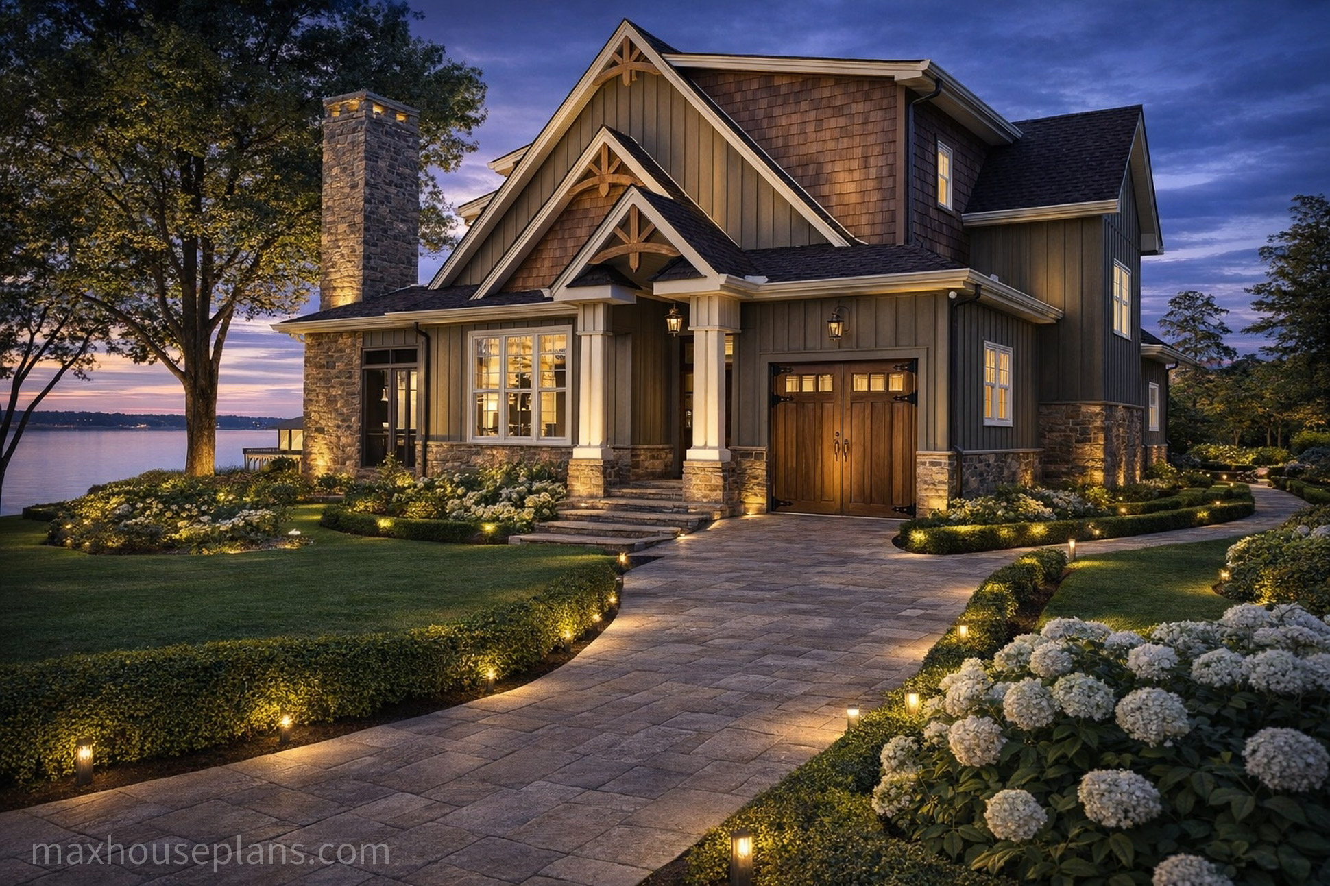 Bent River Cottage house plan