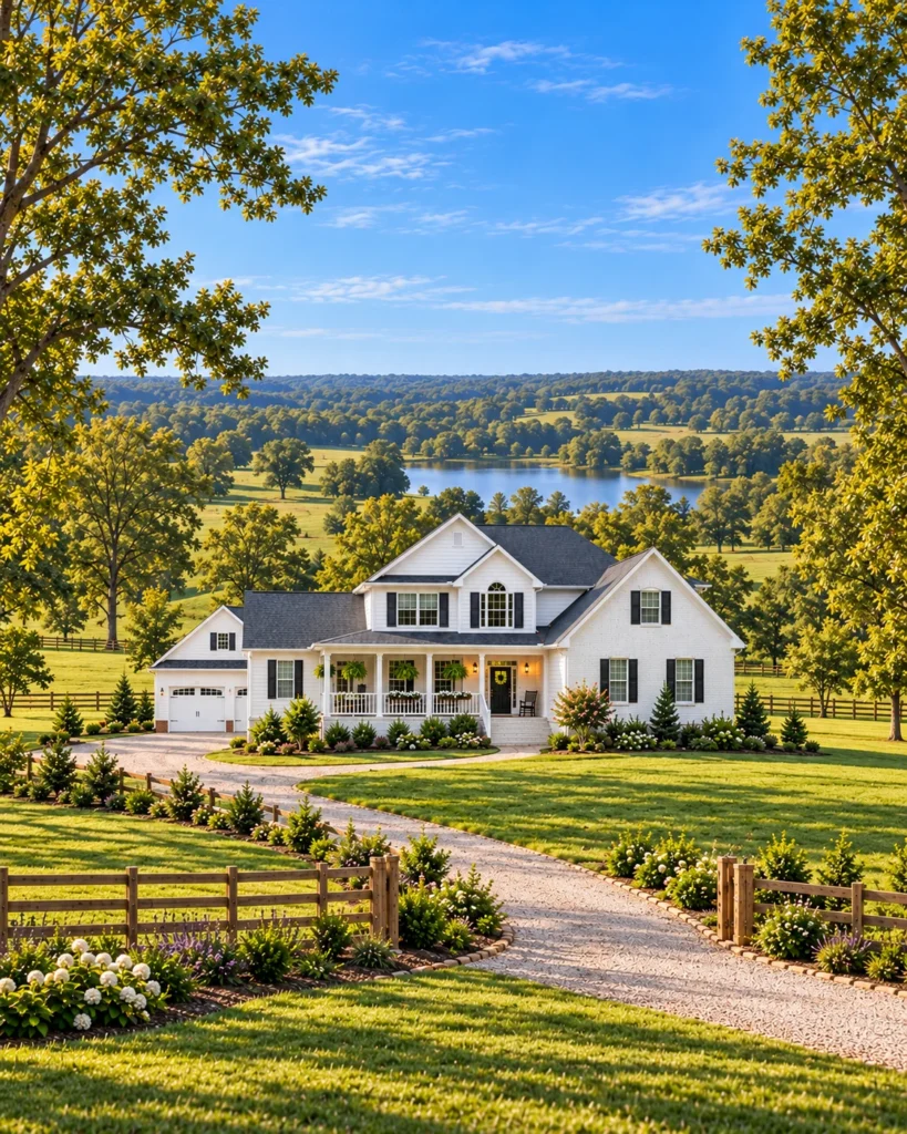 Madison Farmhouse exterior design visualization