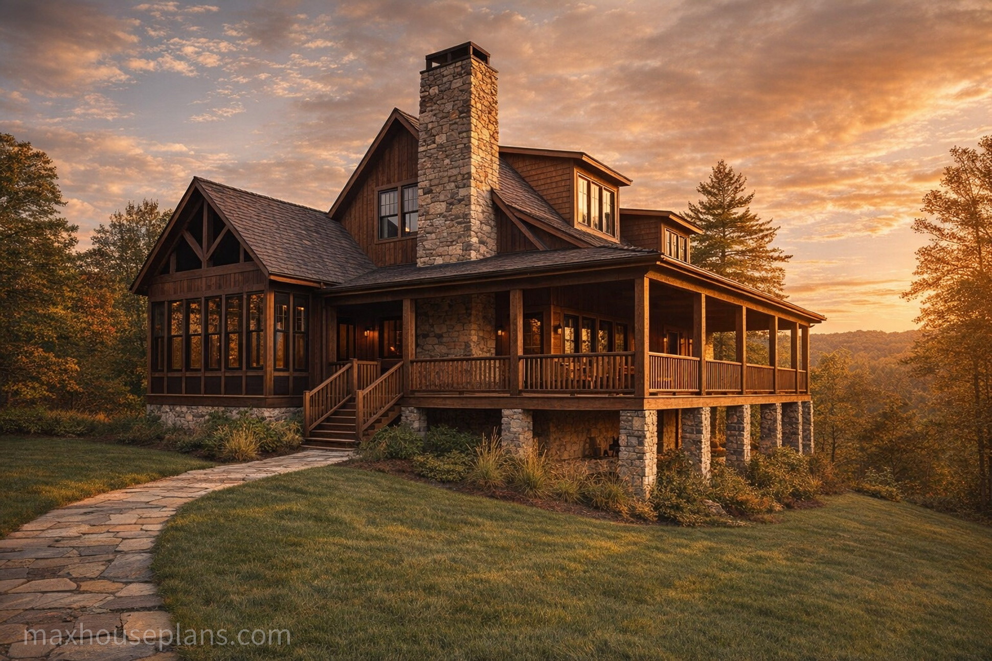 Mossy Creek Cabin house plan