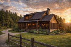 Mossy Creek Cabin — floor plan — 1,543 sq ft — 3 bedroom