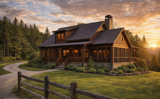 Mossy Creek Cabin — floor plan — 1,543 sq ft — 3 bedroom