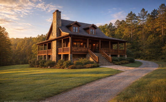 Mossy Creek Cabin — floor plan — 1,543 sq ft — 3 bedroom